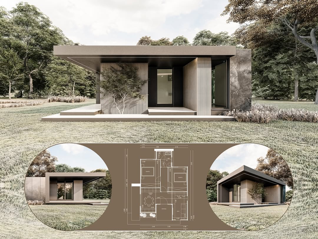 Casa modular minimalista